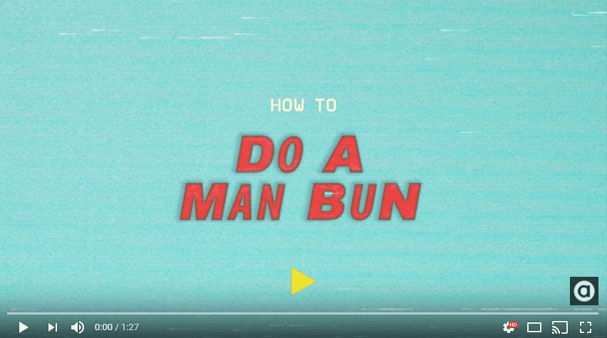 The surging interest in man buns resulted in man bun how-to videos, like the one above. These guides failed to mention that pulling hair in one direction too tightly can, over time, result in traction alopecia. 