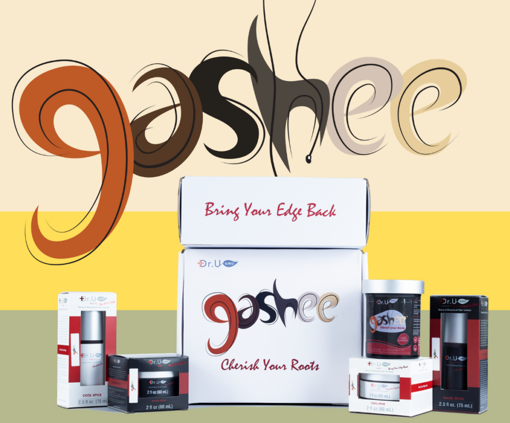 GASHEE Natural Hair Products - Recently published in a peer-reviewed medical journal, reported as first botanical with positive response towards CCCA.