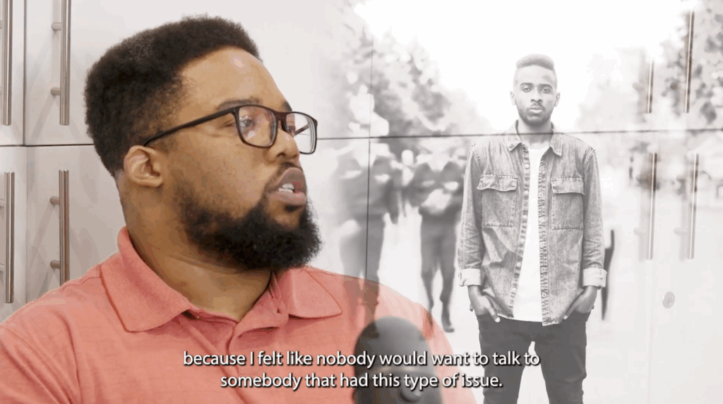 Adrian projected his own negative feelings onto other people, despite the support he had from his loved ones.