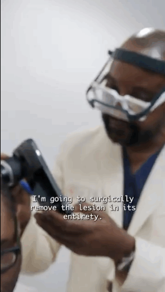 Anwar undergoes an examination by Dr. Sanusi Umar. Together, they formulate a plan to tackle Anwar’s FD lesions. Dr. Sanusi Umar will perform a surgical excision to remove the mass completely.