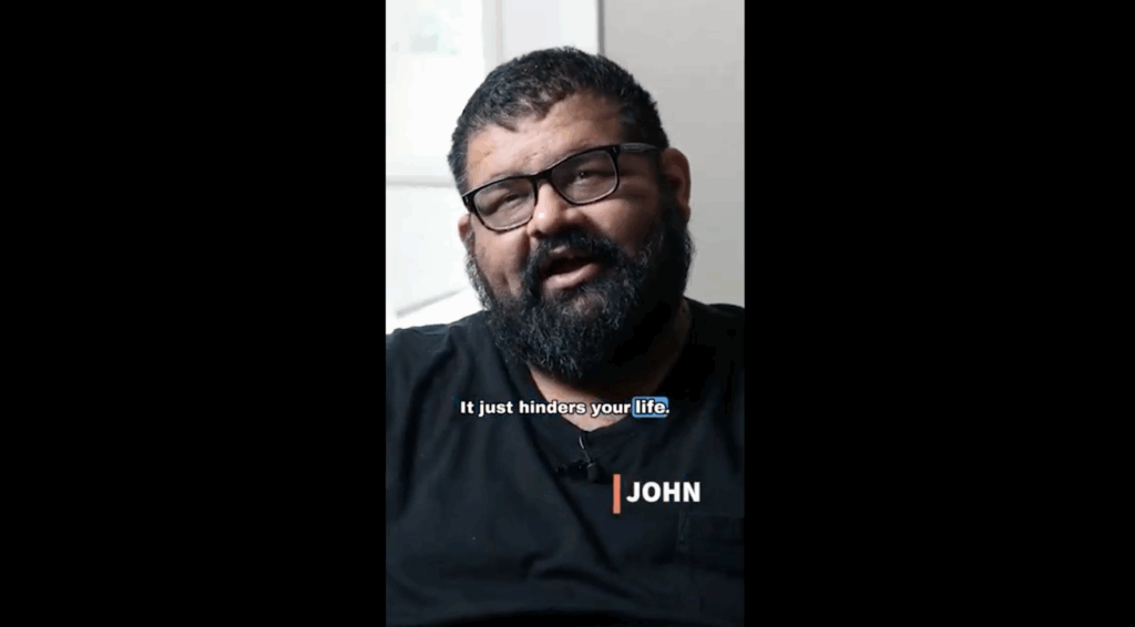 John shares the emotional and physical burden of his boil-like scalp condition on his journey to recovery.