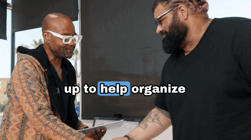 John met with Dr. Sanusi Umar for the first time after he was approved from the Hair Peace foundation.