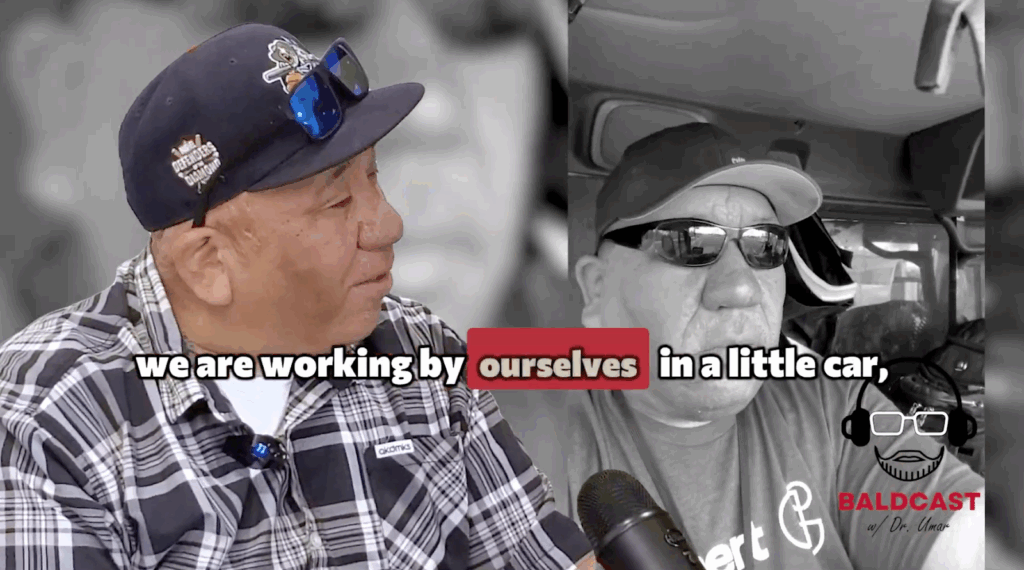 Due to his scalp condition, Robert’s job opportunities lessened regardless of having a bachelor’s degree. He found comfort in working as a truck driver for years. 